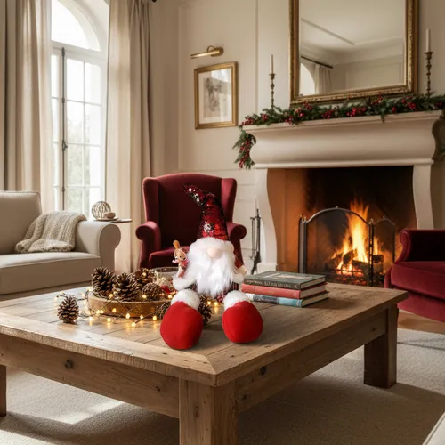 Acquistato da beep: Gnomo Natalizio Nordic Style Paillettes Rosse e Tartan | Introvabile