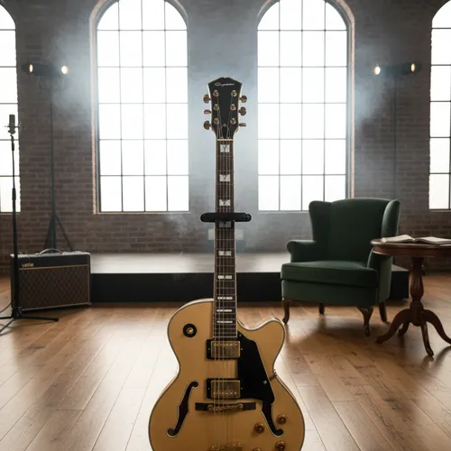 Acquistato da beep: Cayman Chitarra Archtop Elettrica Vintage Hollow-body Natural