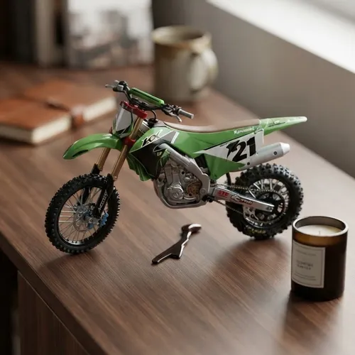 Venduto da beep: Kawasaki KX 450SR Modellino Moto Cross 1:12 | Dettagli Pro Introvabile
